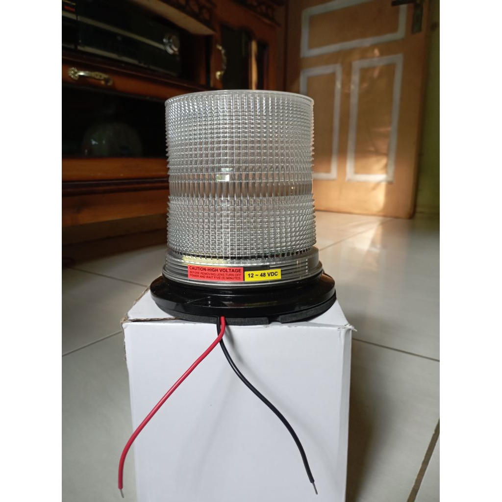 LAMPU ROTARI SERI H ORIGINAL  1X DAN 2X KEDIP OTOMATIS TEGANGAN  12V-48Volt Car