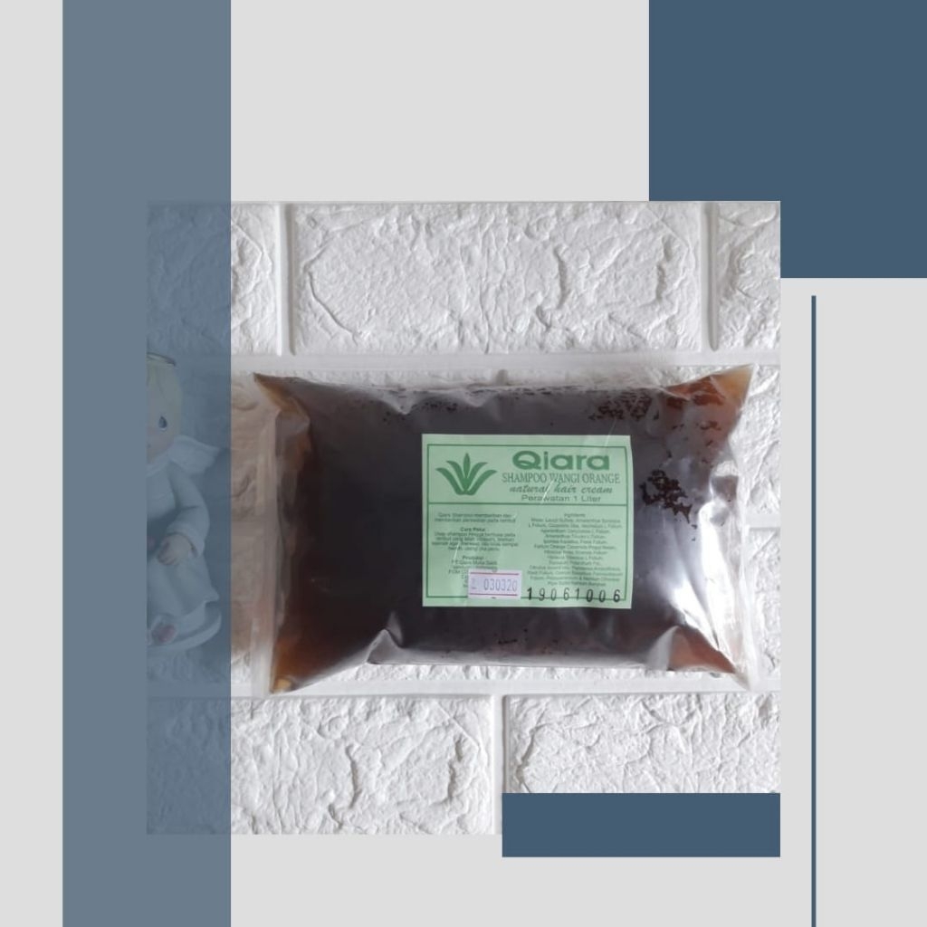 QIARA HERBAL HAIR TREATMENT SHAMPOO ORANGE refill 500ml