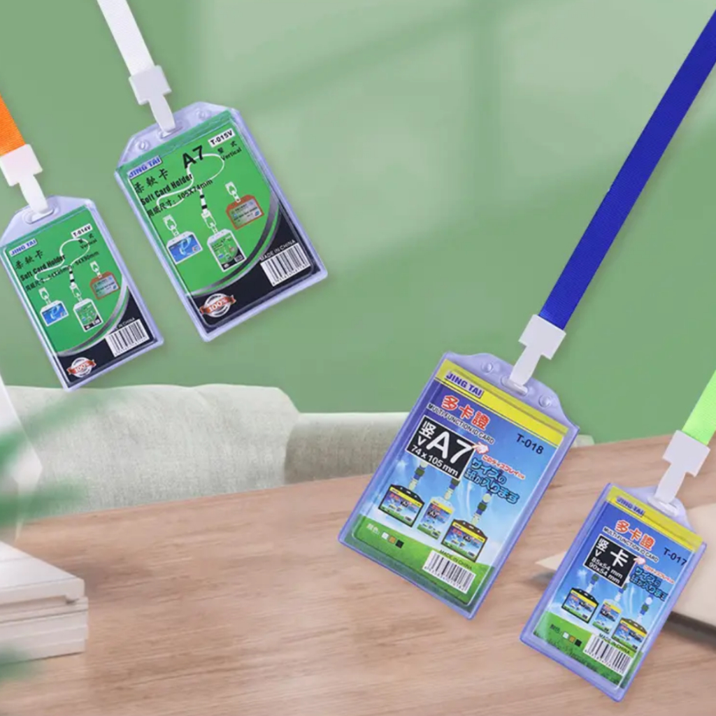 

ID Card Holder PVC Silicon Soft Case Premium - Tahan Air Fleksibel Transparan untuk Karyawan & Event