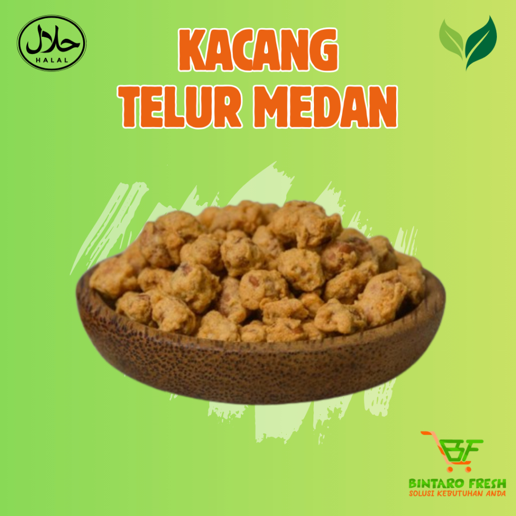 

Kacang medan kribo 200gr/ Kacang medan satelit palapa/ Kacang telur medan