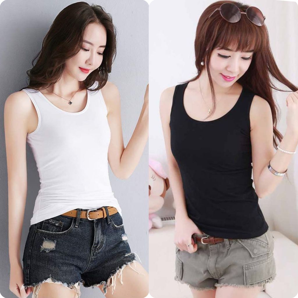SINGLET WANITA L -XL - XXL/ SINGLET WANITA ADEM NEW XXL/JUMBO/TANKTOP TALI BESAR JUMBO