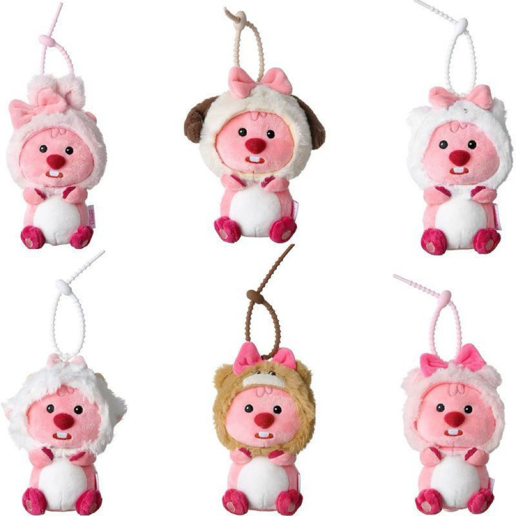 [PREORDER – MINISO Loopy Blind Box] Boneka Loopy Duduk – Versi Ribbon 14–15 cm