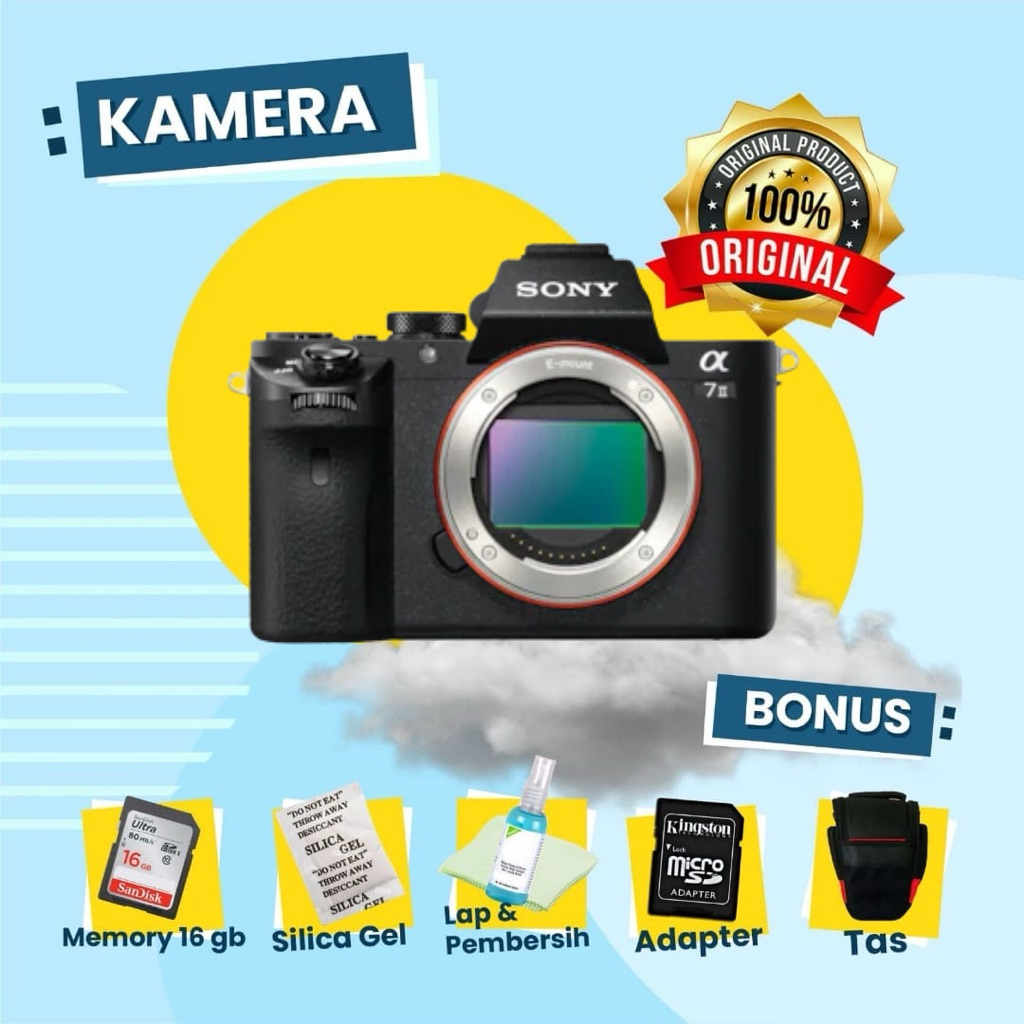 Sony A7ii Mark II Body Only Second Kamera MIrrorless Full Frame Sony Siap Pakai Bergaransi
