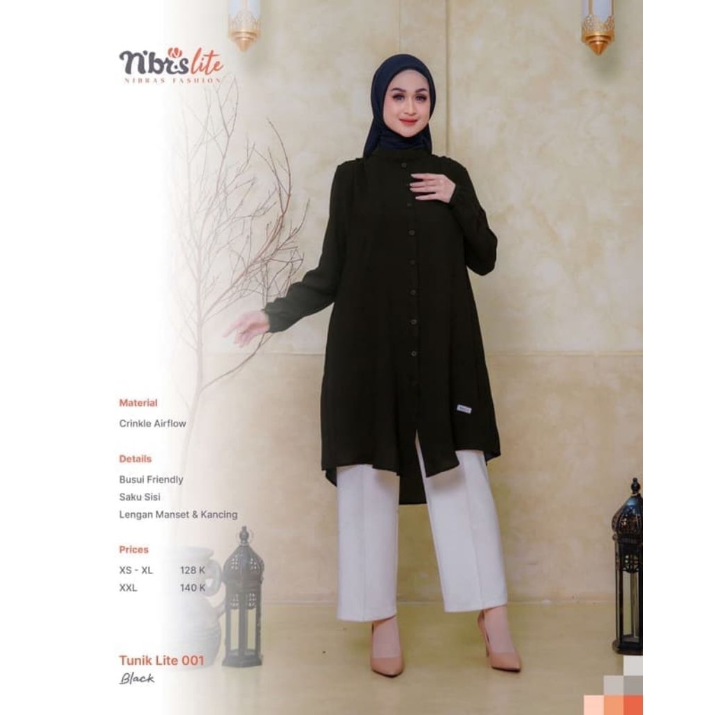 NIBRAS TUNIK LITE 001 DEWASA