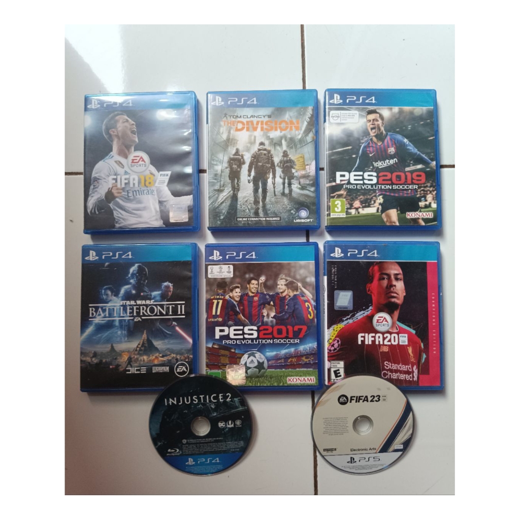 7Pcs Kaset PS4 & 1Pcs kaset PS5 Dijual borongan/Take all