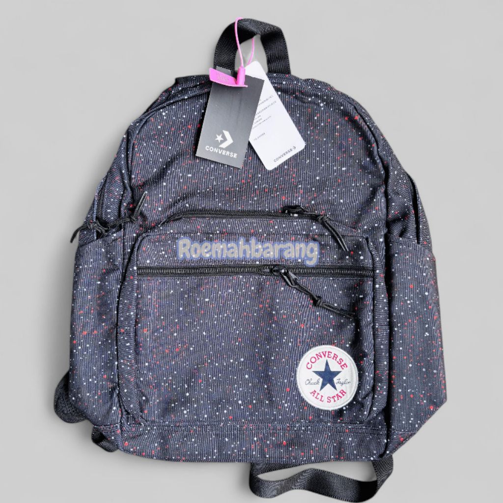 Backpack Converse Premium Motif Galaxy / Tas Anak Sekolah Converse / Tas Logo Bintang