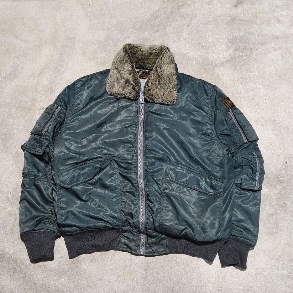 Jaket bomber Sherpa fire fox abu