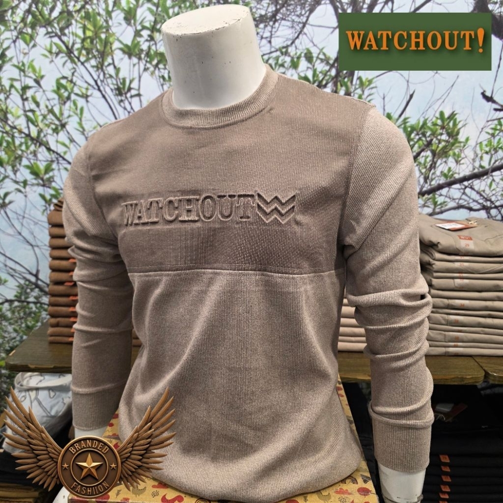 WATCHOUT CASUAL KAOS LENGAN PANJANG WK200350004 KHAKI