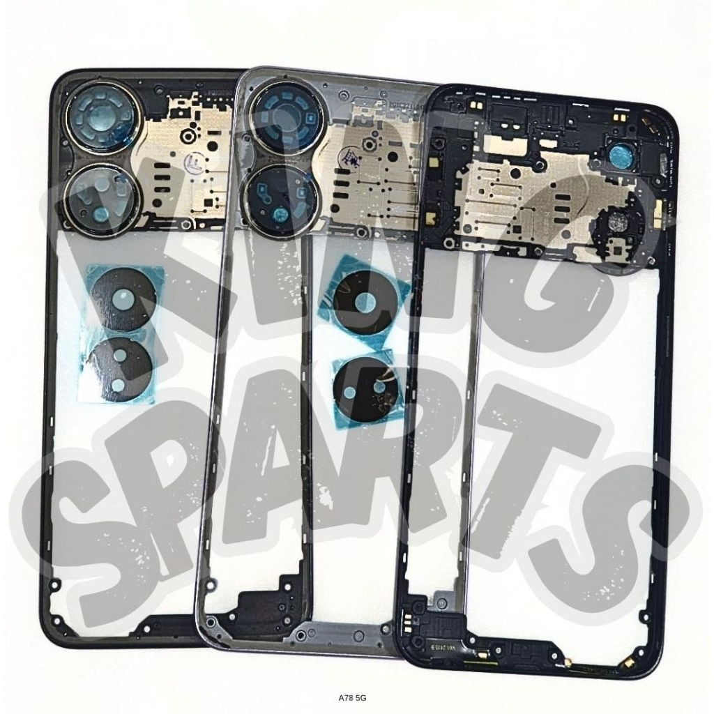 BEZZEL BAZEL BEZEL TULANG MESIN TENGAH OPPO A78 5G