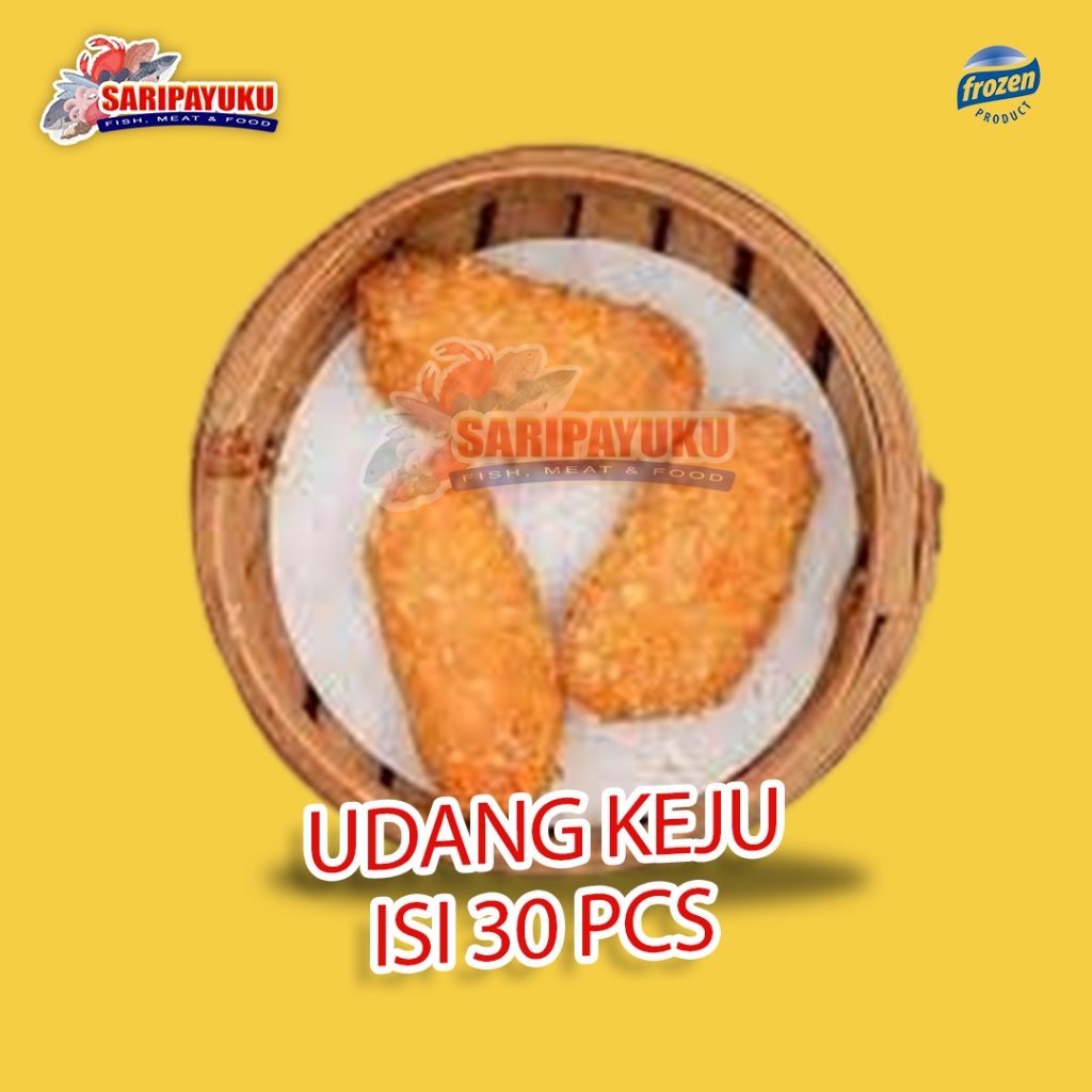 Udang Keju Isi 30 PCS / Dimsum / Siomay / Camilan / Frozen Food / Surabaya