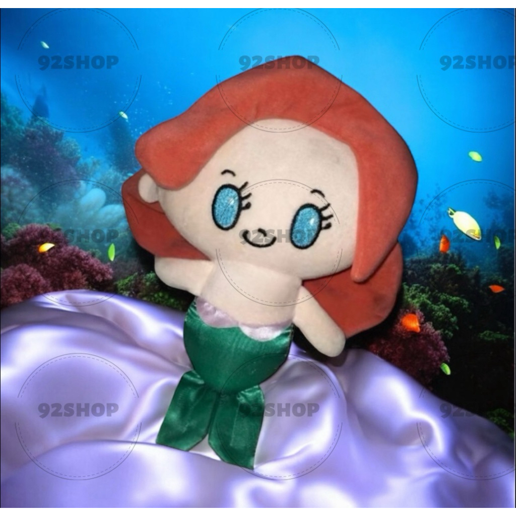 Boneka mermaid Ariel | gantungan boneka Ariel mermaid princess Disney | princess Ariel Disney plush 