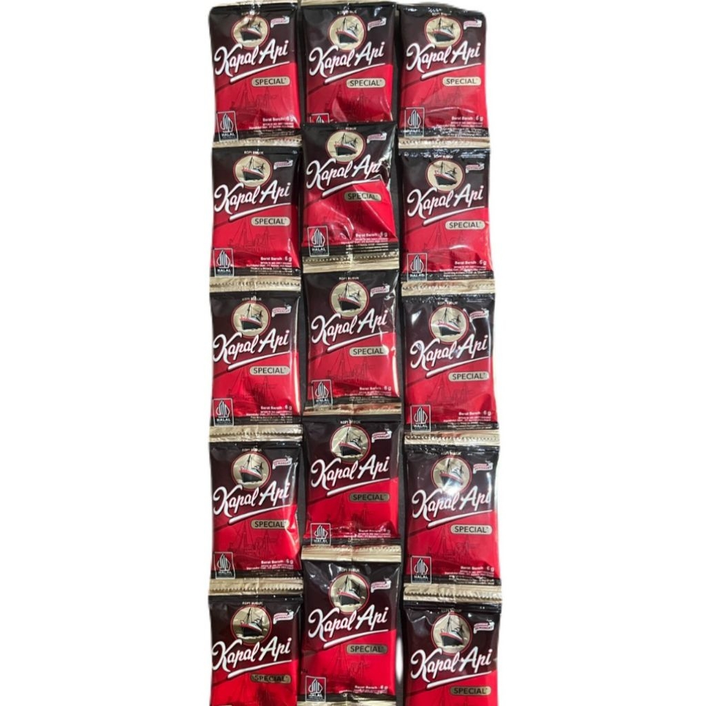

kopi kapal api mini 1renteng isi 10saset kopi kapal api special mini