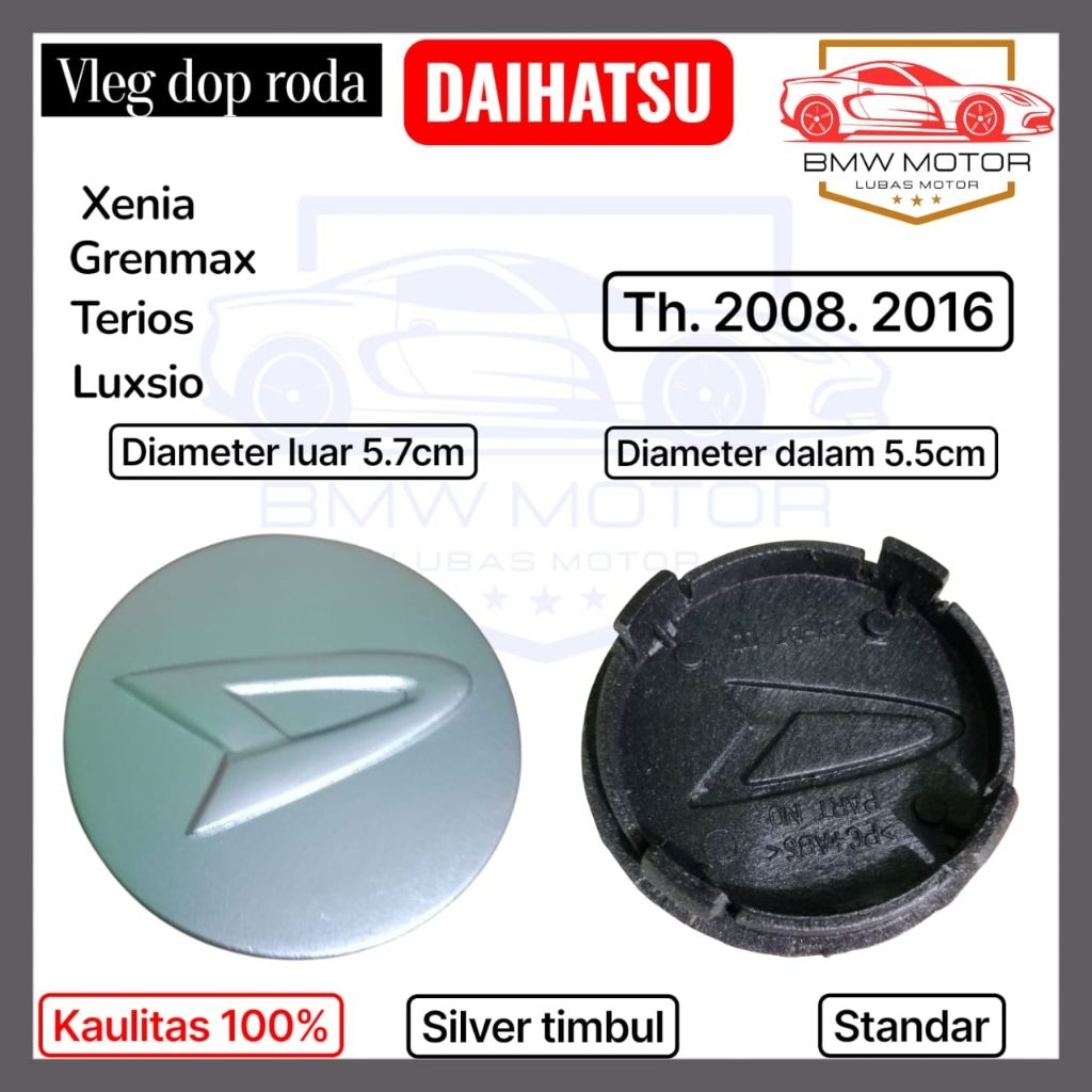 tutup dop velg mobil Xenia Terios grenmax luxsio