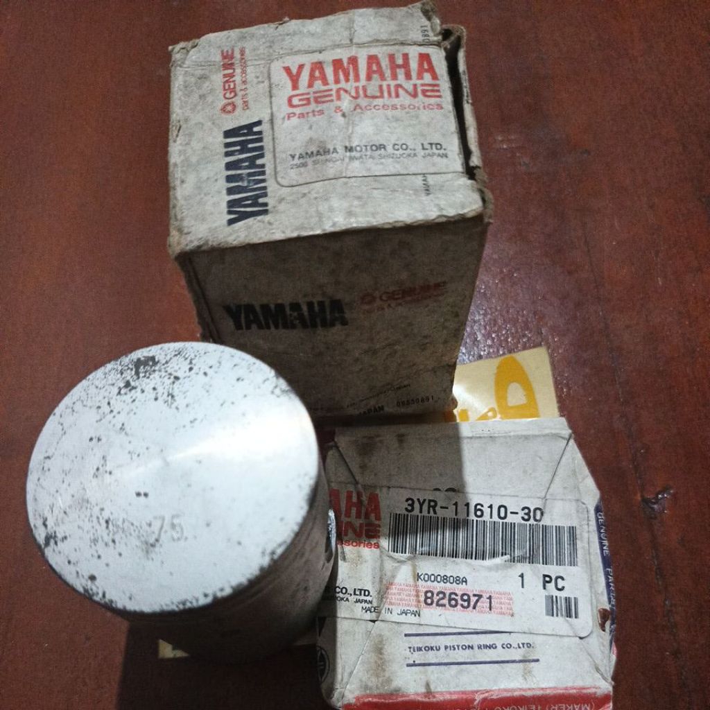 PISTON RING SEHER+RING YAMAHA FIZ-R FORCE1-ZR OS-75 ORIGINAL NOS