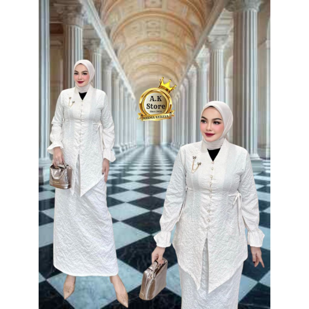 Setelan kebaya nurhaliza - kebaya pesta - kebaya wisuda - kebaya modern