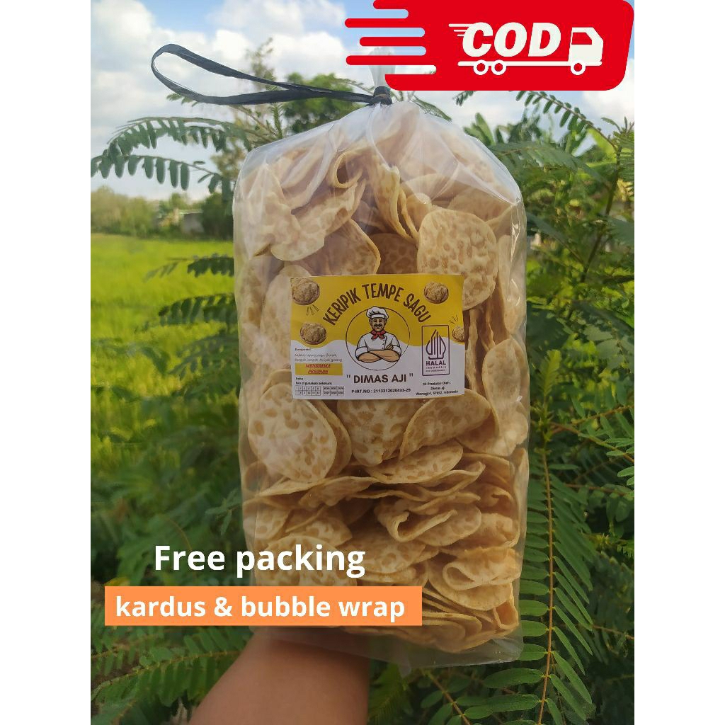 

PROMO!!! 1KG KRIPIK TEMPE SAGU RENYAH DAN GURIH Khas Wonogiri