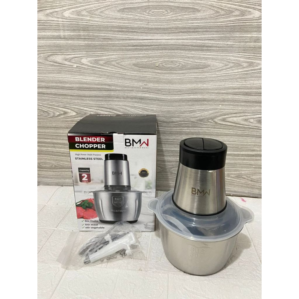 Food Chopper BMW Stainless Steel 2L
