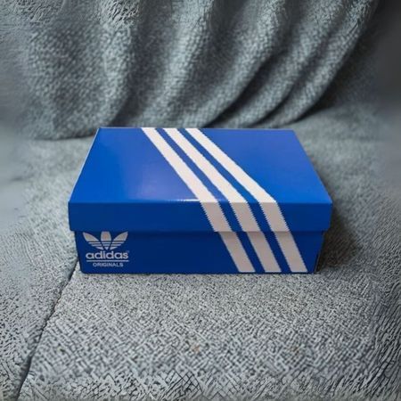 Dus / Kardus / Box / Inner Box / Tempat Sepatu Adidas Blue