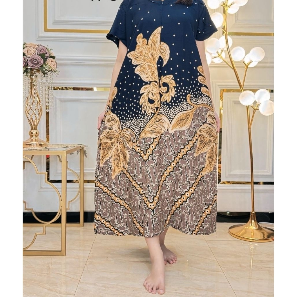 Daster Payung, Bahan Rayon Premium, Motif Mewah