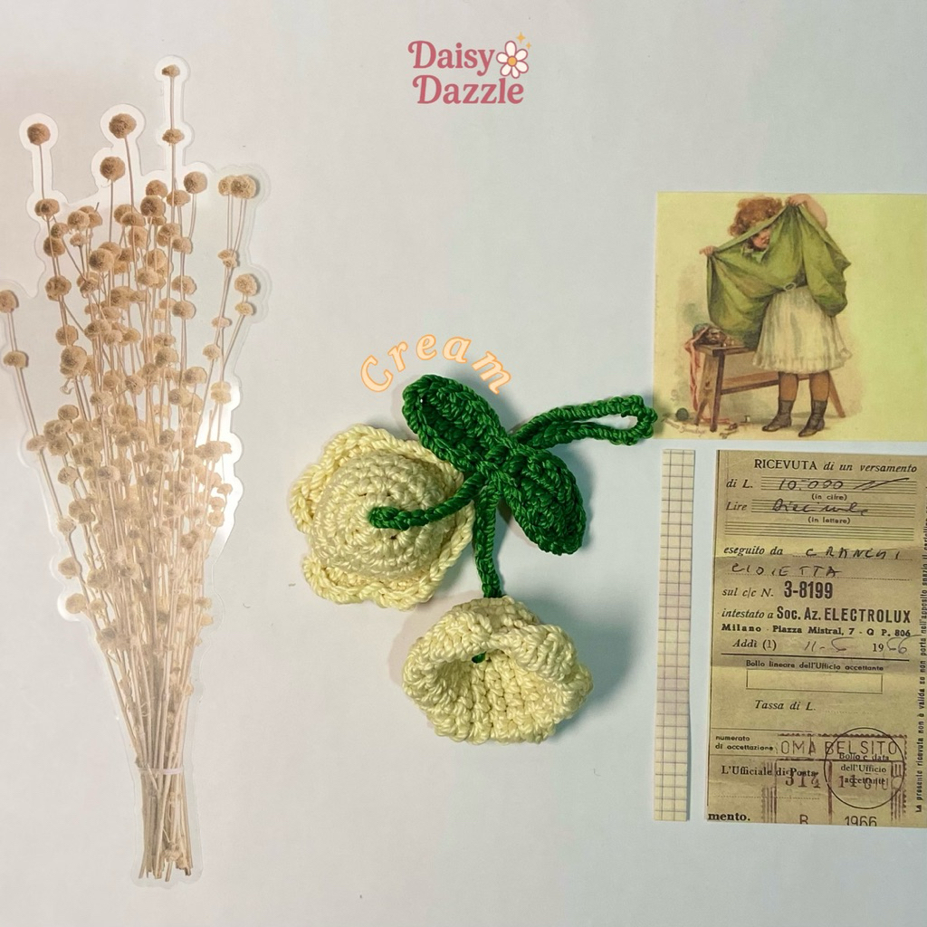 Gantungan Lonceng | Bunga rajut | Bunga lonceng | Rajutan viral