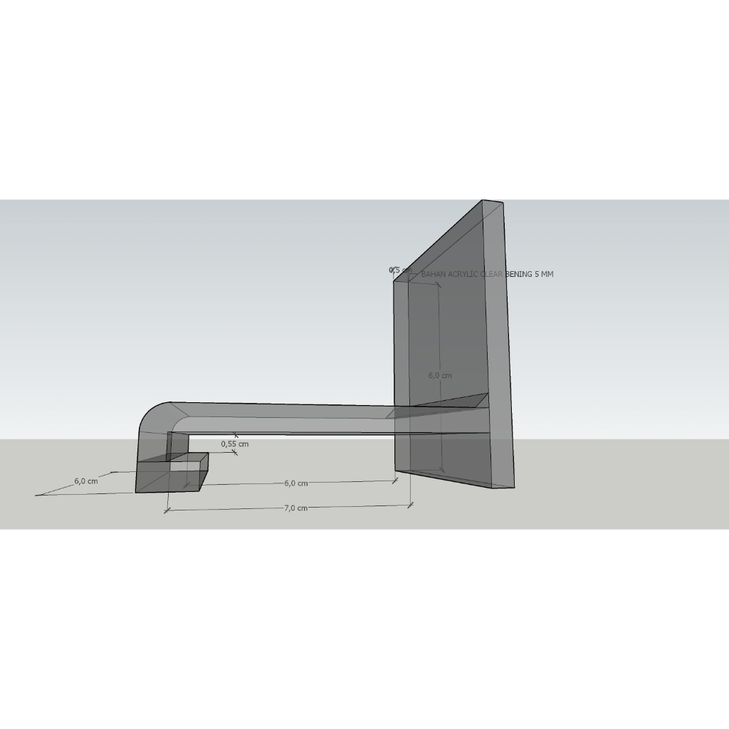 CUSTOM ACRYLIC DUDUKAN LAMPU AQUARIUM