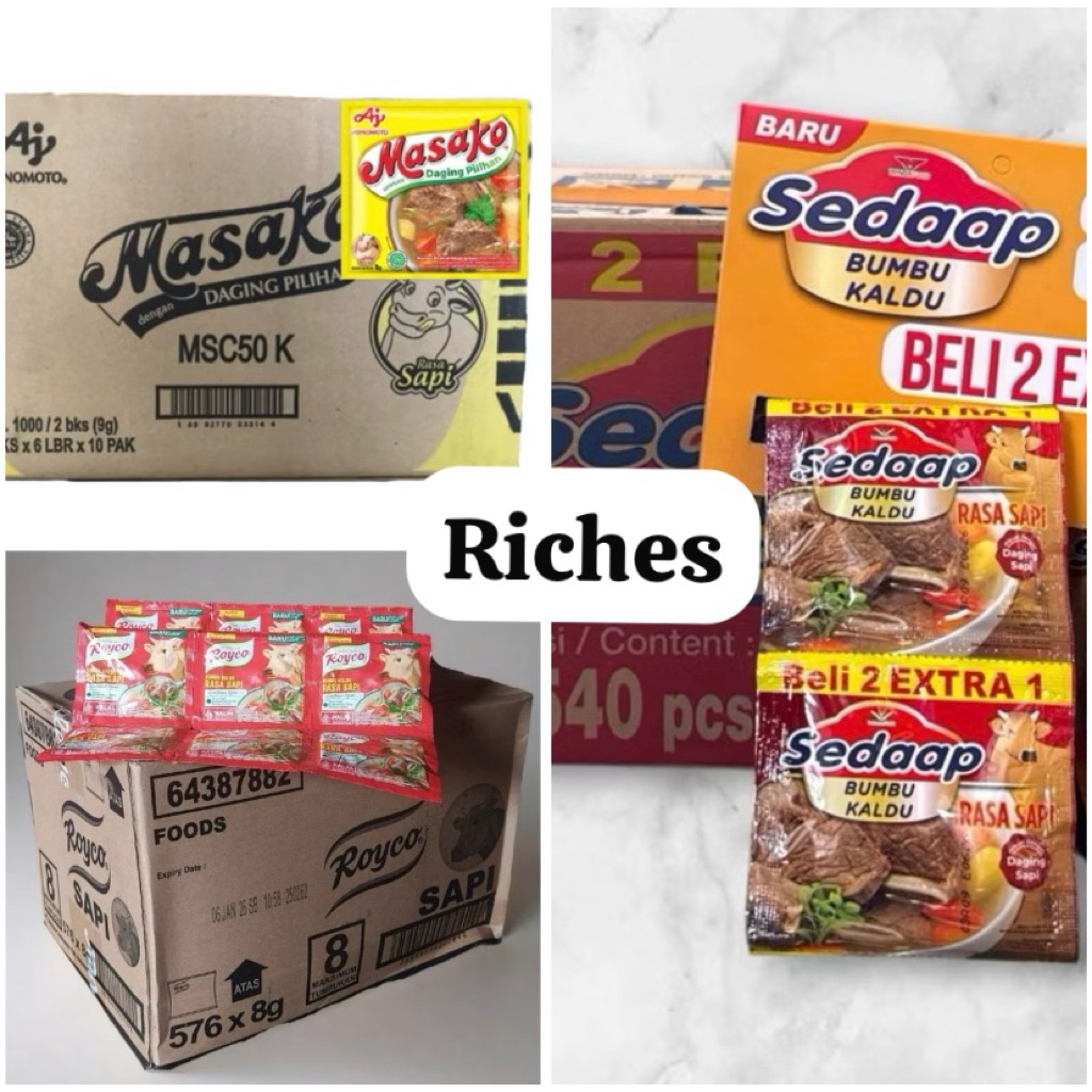 KALDU MASAKO SAPI RENTENG KARTON