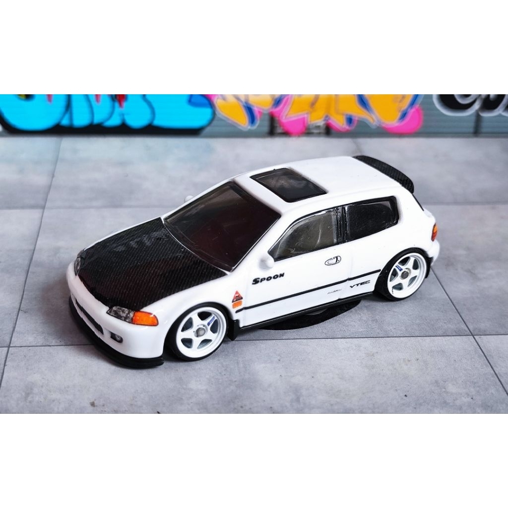 HOTWHEELS COSTUM HONDA CIVIC EG SPOON SPORT