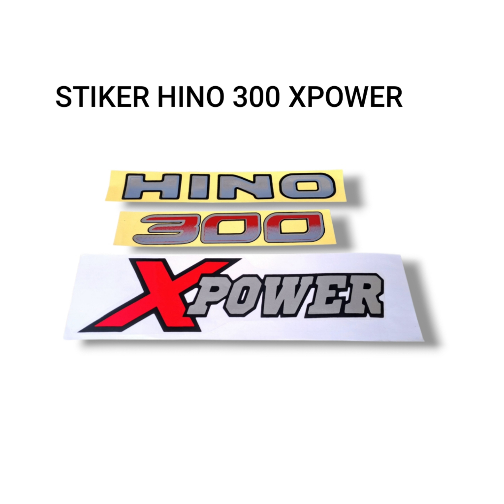 stiker hino 300 dutro xpower / stiker hino dutro xpower hino 300