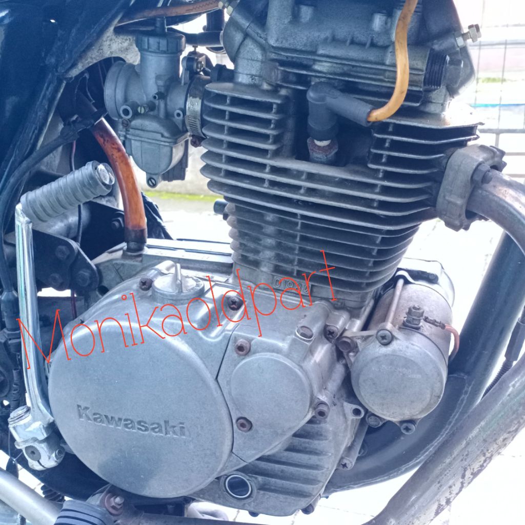 Mesin Kawasaki Binter Merzy KZ 200 Tahun 1982 Engine Binter Mercy KZ200 Original Japan