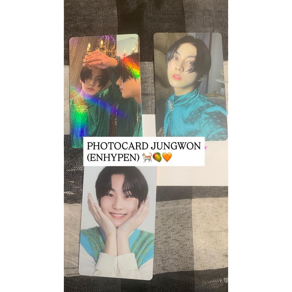 PHOTOCARD JUNGWON CHIBI ENHYPEN DIMENSION ERA