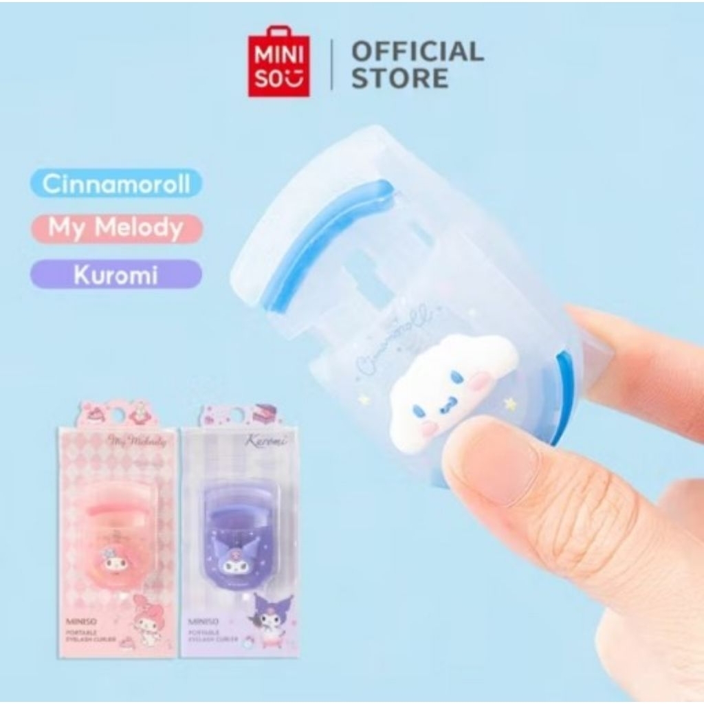 [NEW SEGEL] MINISO X SANRIO Characters Penjepit Bulu Mata Portable Eyelash Curler Pelentik Bulu Mata