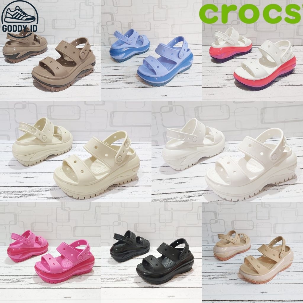 SANDAL CROCS MEGA SLIDE - CROCS MEGA SLIDE - SANDAL CROCS WANITA