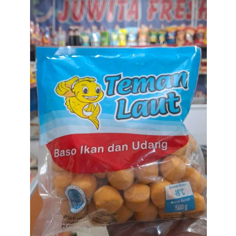 

Teman Laut Bakso Ikan Dan Udang 500gr