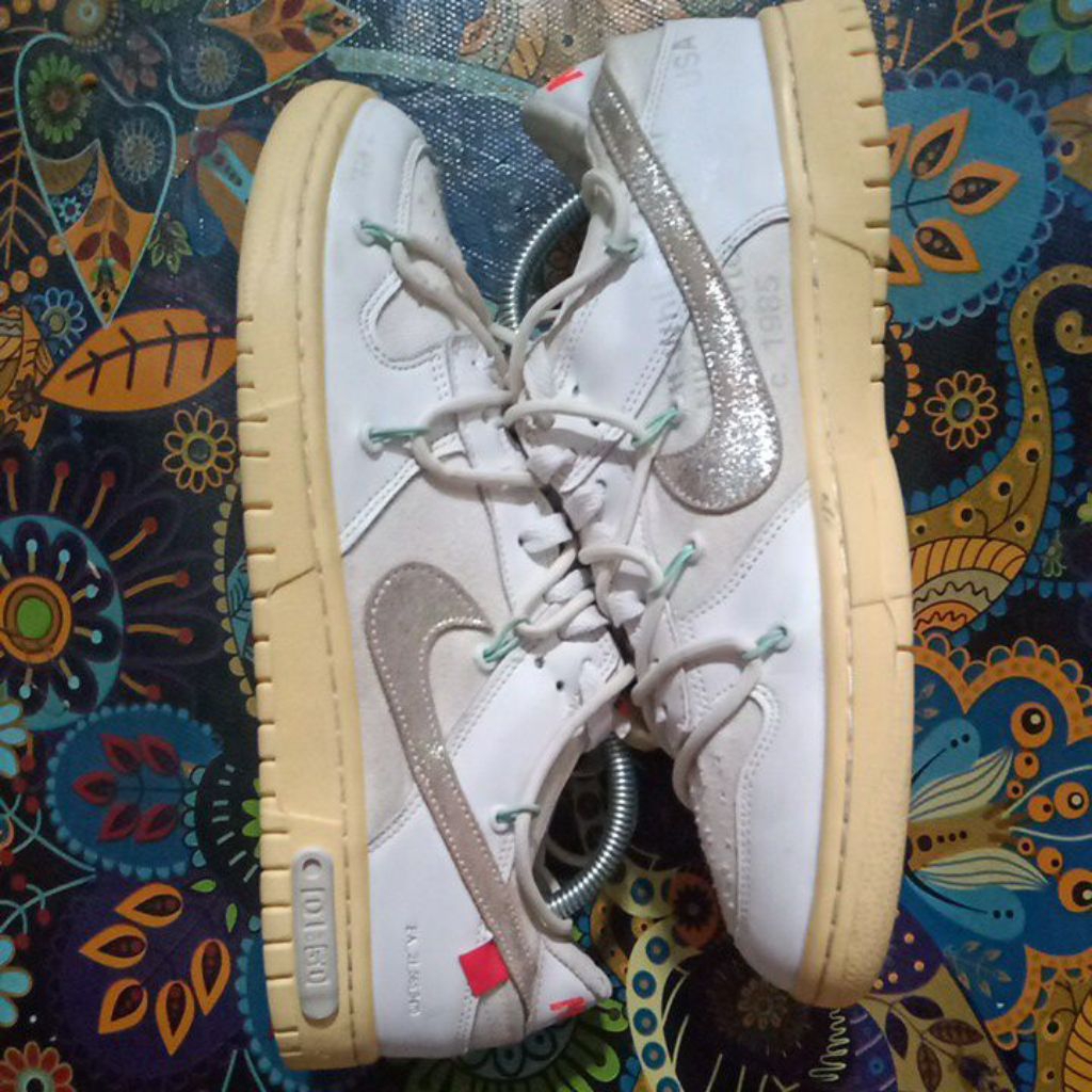 sepatu second branded AF1 collab off white size 42 insole 26,5cm