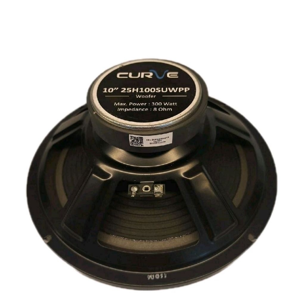 Speaker Curve 10 Inch Woofer 300 Watt - Curve 10"25H100SUWPP