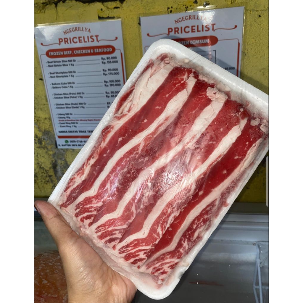 

US Beef Shortplate 500 Gram