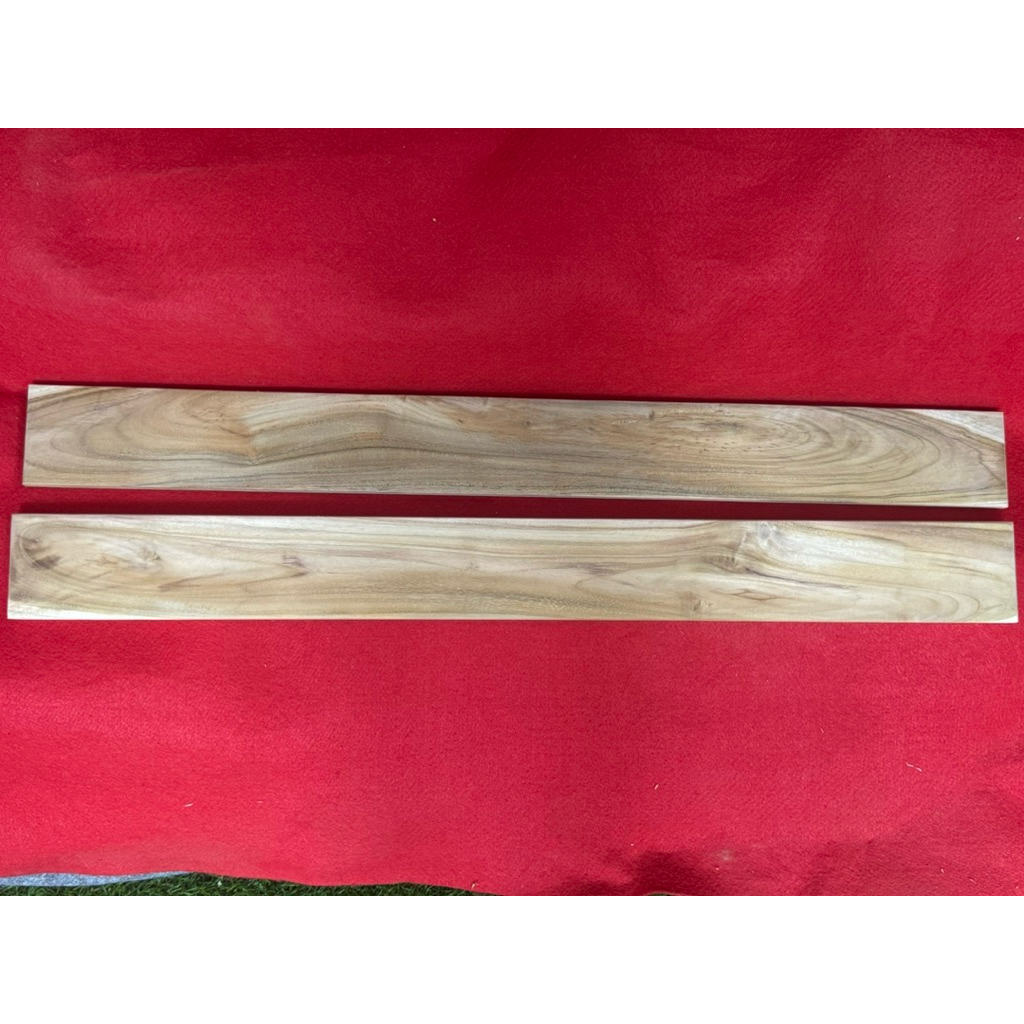 Papan Kayu Jati Asli Uk 10.5cm x 110cm Tebal 1,8