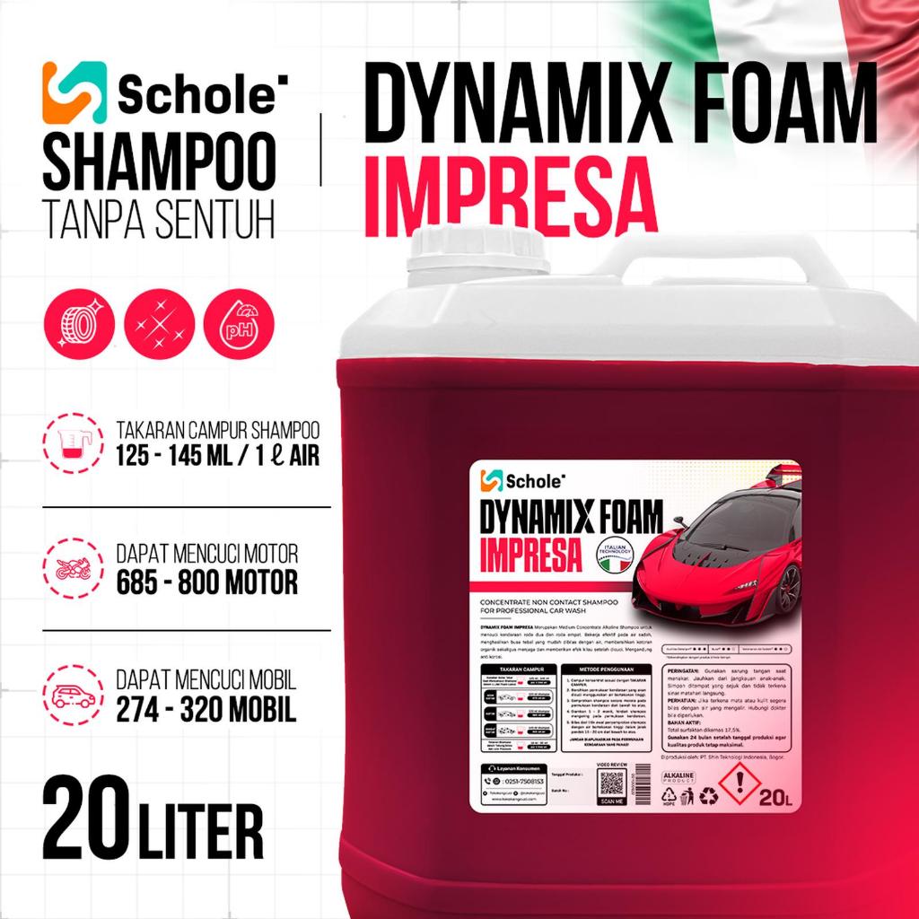 Schole Dynamix Foam Impresa 20 Liter - Touchless Shampoo