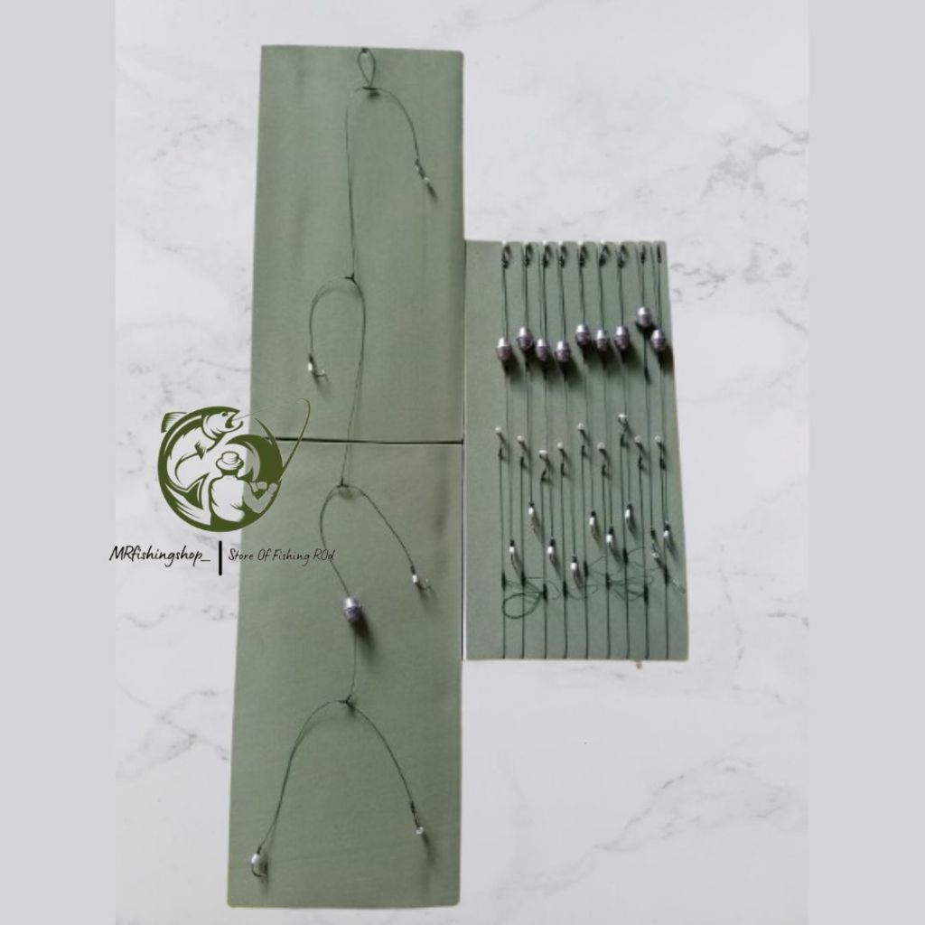 KENCEH KATEMBAT SENAR HIJAU ISI 10 PCS RANGKAIAN KAIL RANGKAI 5 RAKITAN