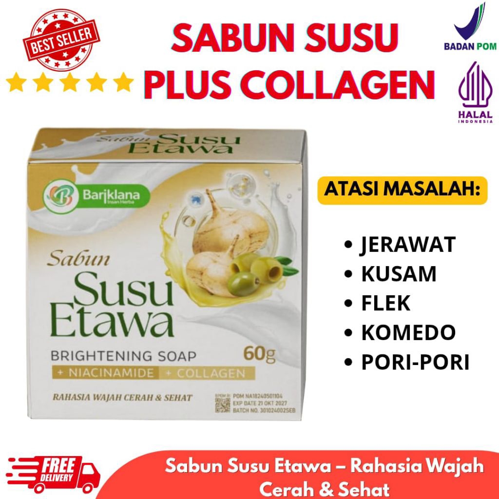Sabun Susu Collagen Untuk Memutihkan Badan.
