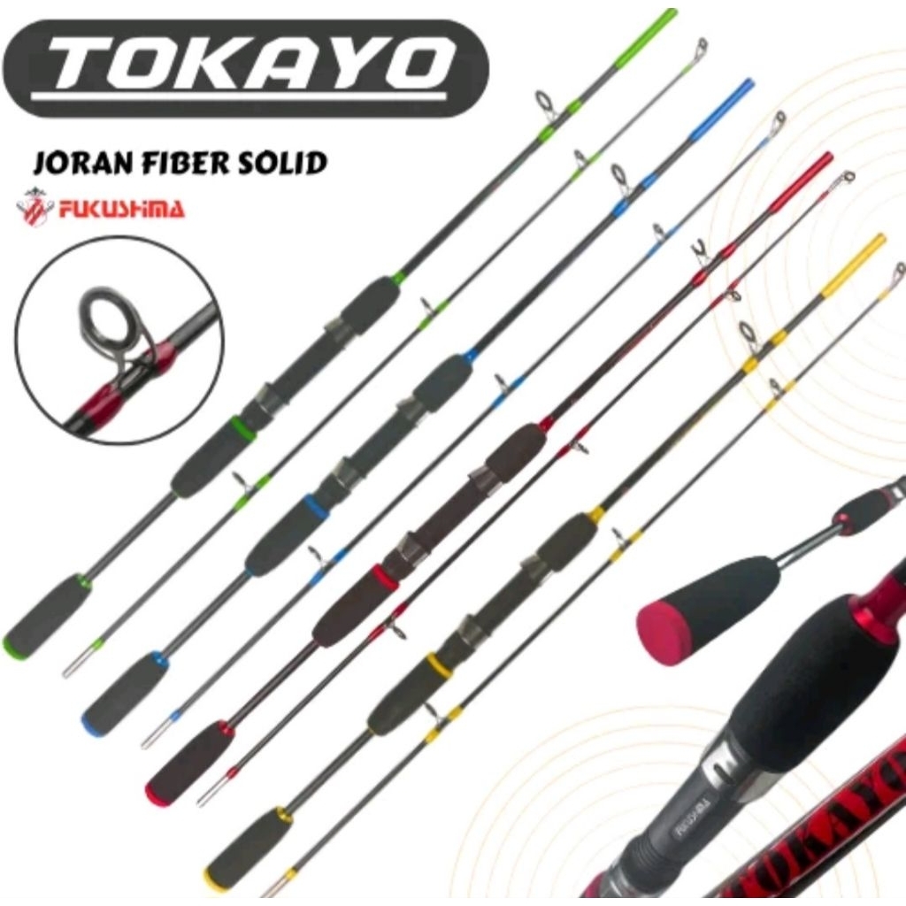 Joran Fukushima Tokayo - Joran Fiber Solid Japan Style Action Ukuran 165 cm