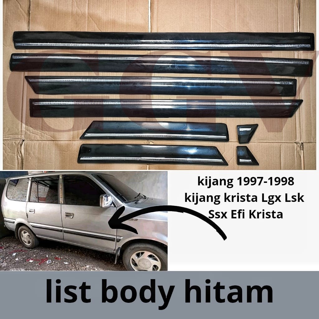 list body kijang kapsul Krista Lgx Lsx Lgx 1997 1999 2000 2003 hitam