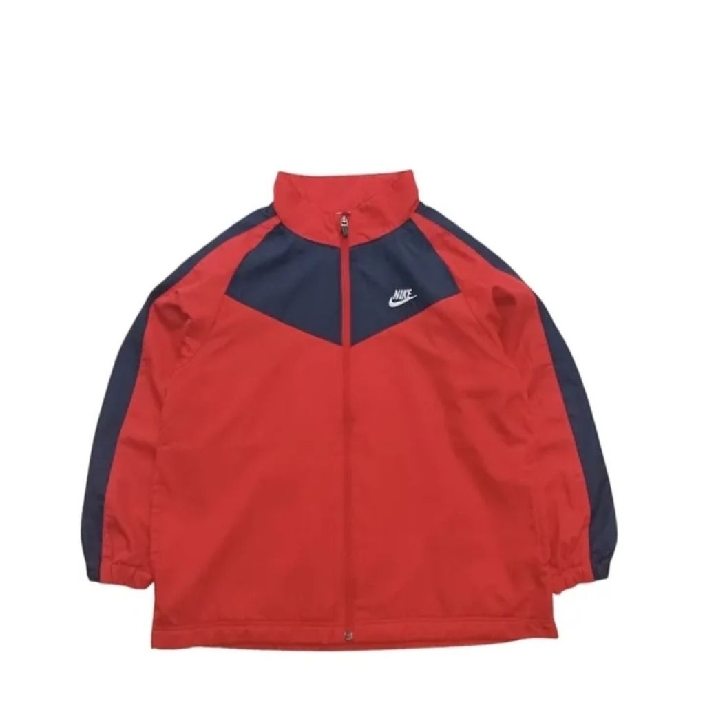 NIKE kids jacket windbreaker big logo size 130 fit 7 - 8 th (P53xL44)