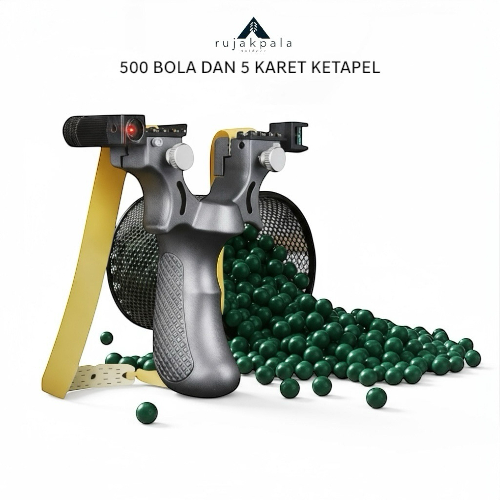 ketapel laser / ketapel olahraga murah / ketapel resin hitam