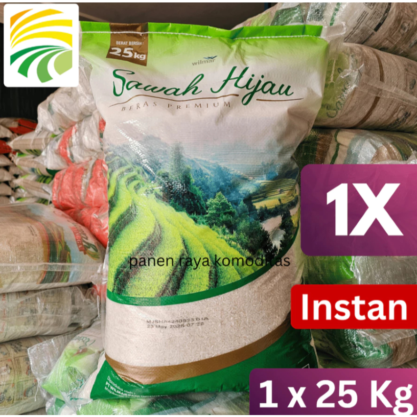Beras Premium Sawah Hijau Wilmar 25Kg