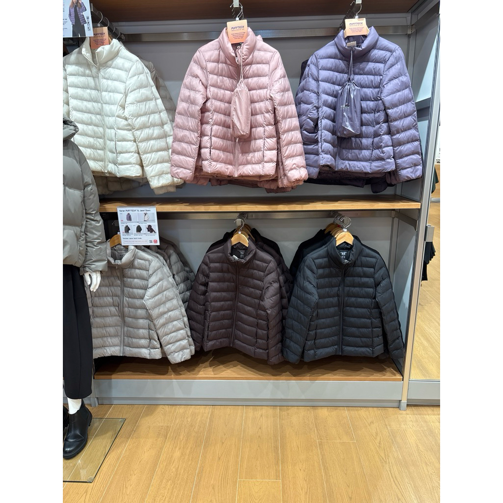 UNIQLO Pufftech Puffer Jacket Jaket Parka Musim Dingin Wanita Original