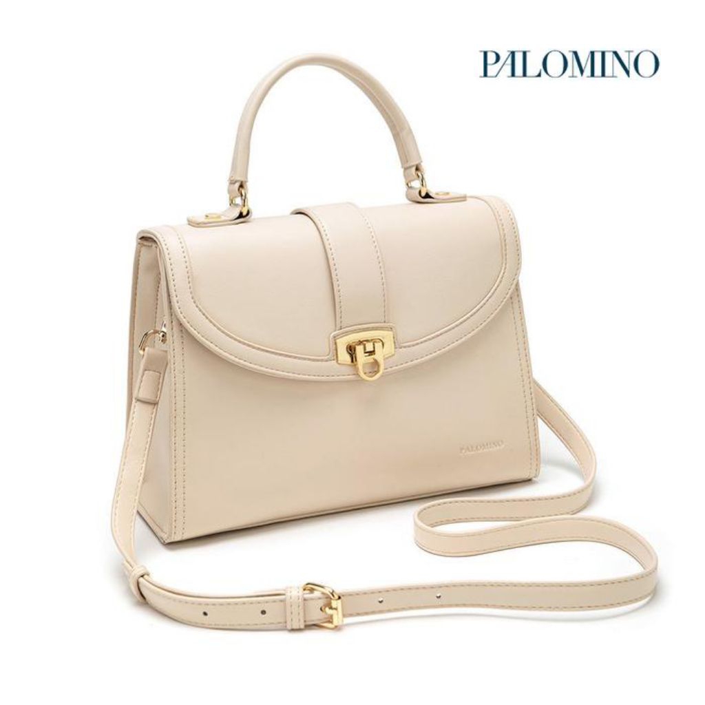 Palomino Narisa Handbag Tas Tangan Wanita Bahan PU Leather Multi Kompartemen Luas Muat Tablet 10 Inc
