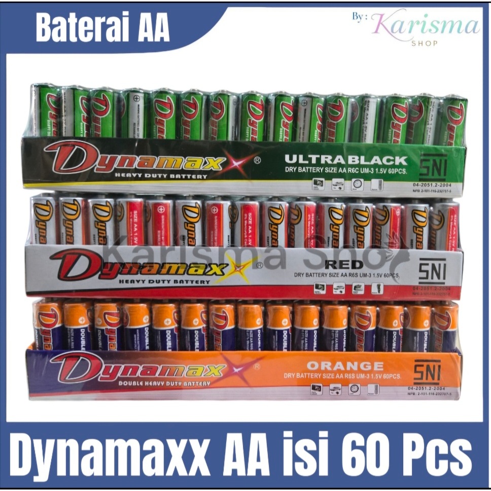 BATERAI DYNAMAXX AA ISI 60 PCS