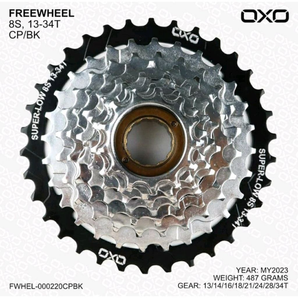 OXO Sprocket Gear Drat ulir Freewheel OXO 7 8 9 speed