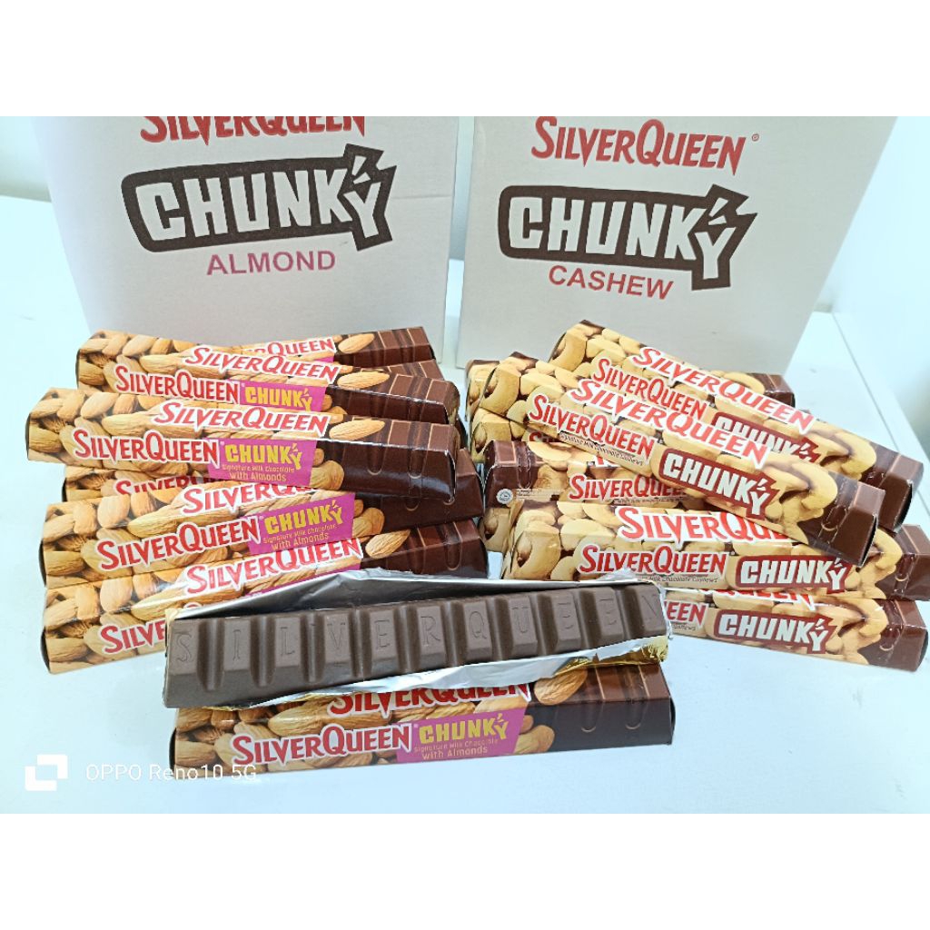 

Silverqueen Chungky Cashew Mede 85 Gr isi 10 Pcs